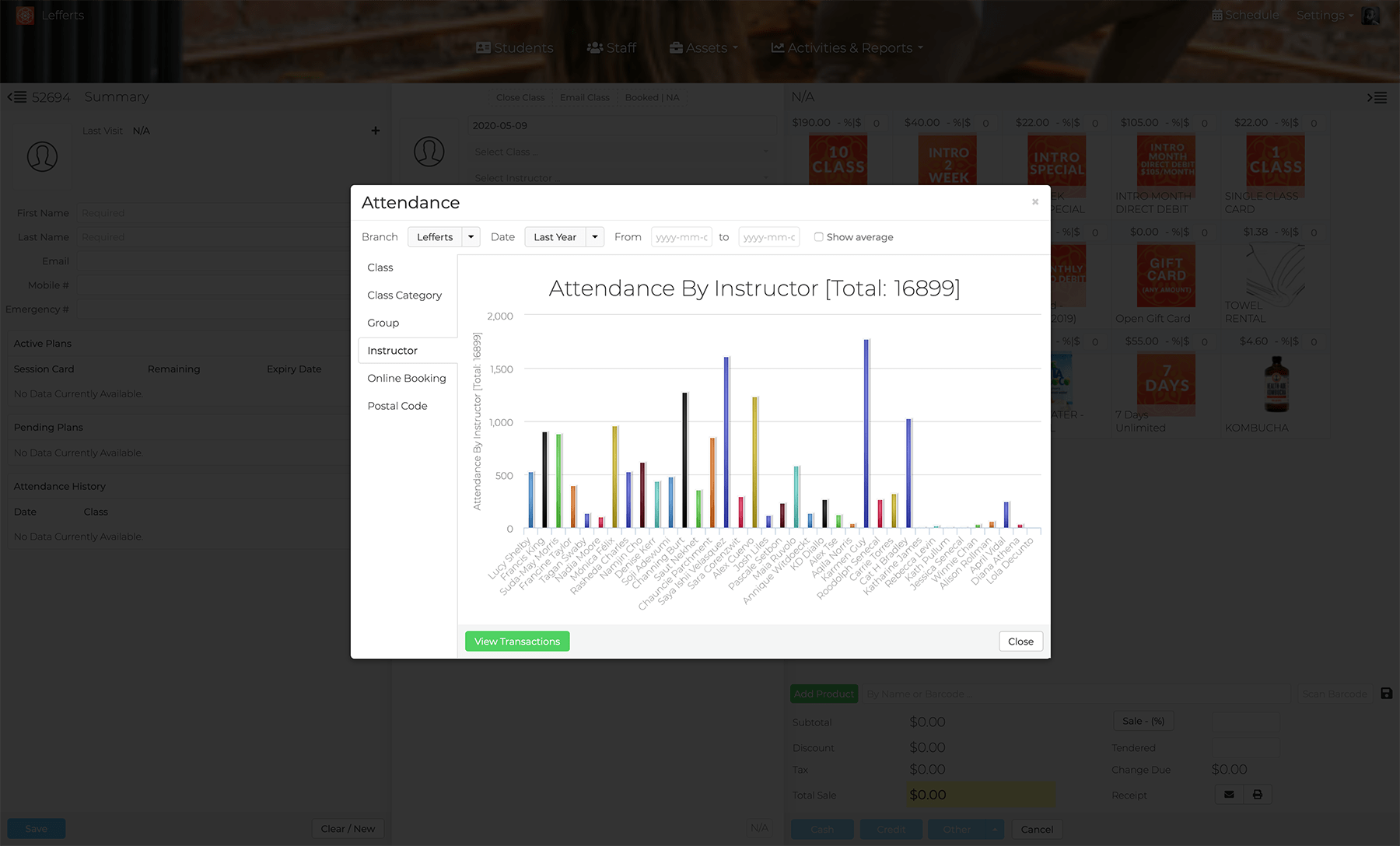 Reports Attendance