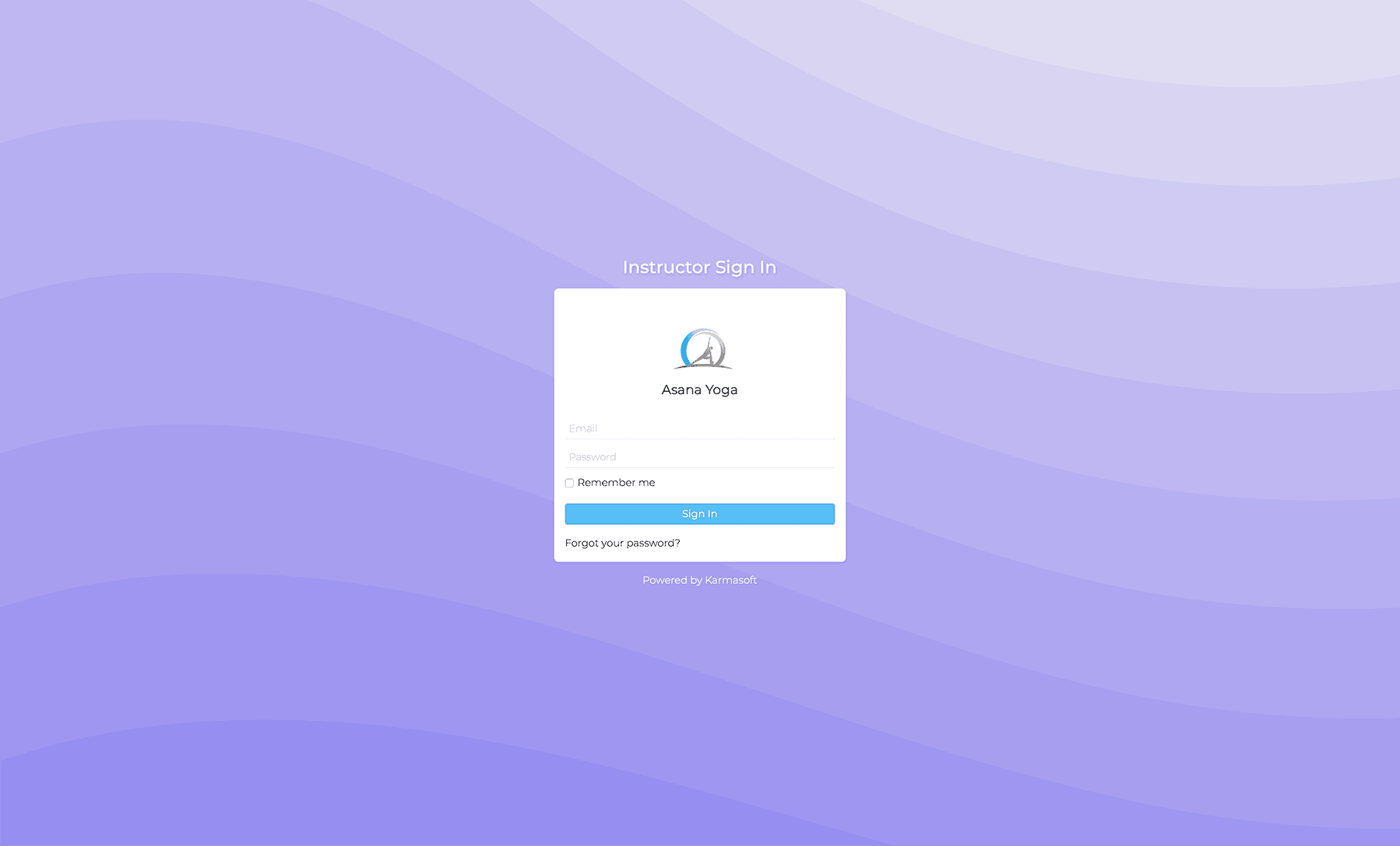 Staff Login Page